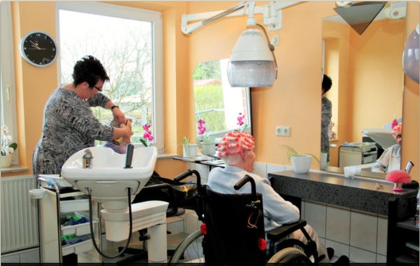 Der hauseigene Friseursalon